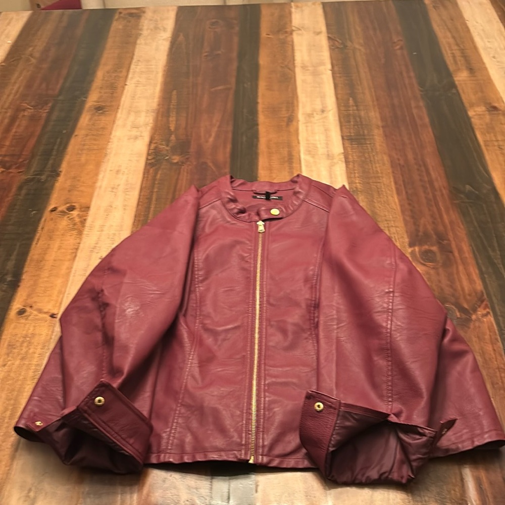 Faux Leather Jacket